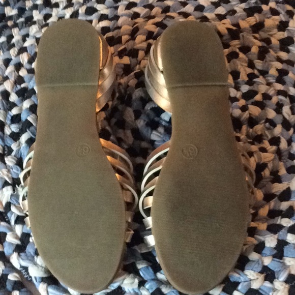 Mossimo Supply Co. Shoes | Mossimo Gold Sandals Like New Euc | Poshmark